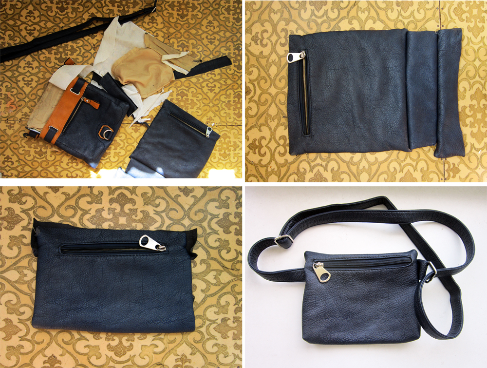 How to sew a belt bag or refashion bag