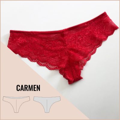 lace brazilian panty pdf pattern