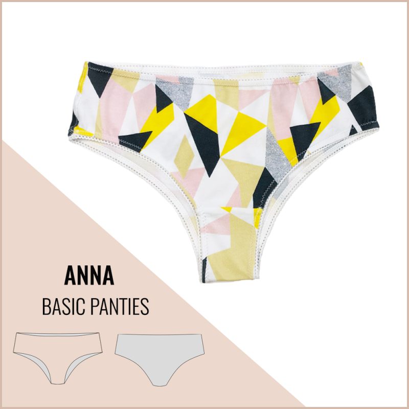 Basic women’s panties sewing PDF pattern "Anna"