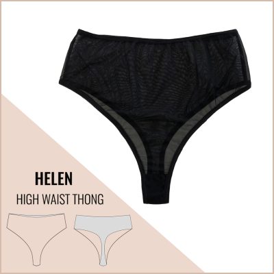 high waist thong pdf pattern