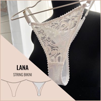 lace bikini string pdf pattern