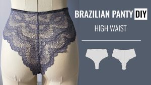 how to sew high waist brazilian panty