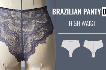 how to sew high waist brazilian panty