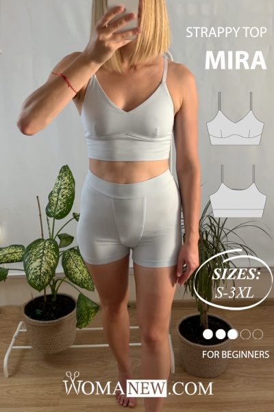 strappy top pdf sewing pattern