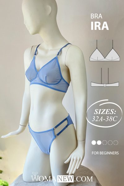 mesh bra PDF sewing pattern