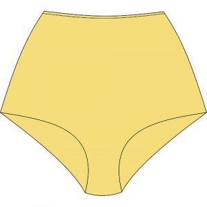 high waist panties pattern